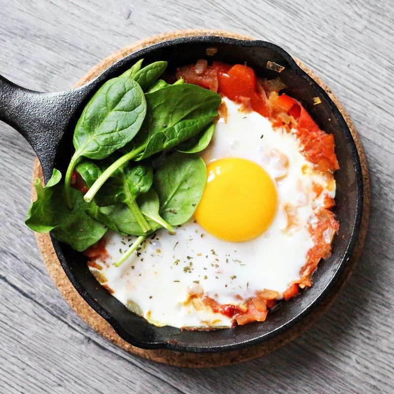 foodiesfeed.com sunny side up breakfast pan