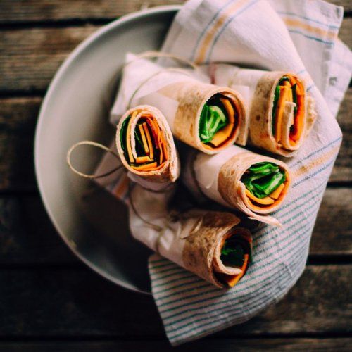 foodiesfeed.com vegan vegetables rolls